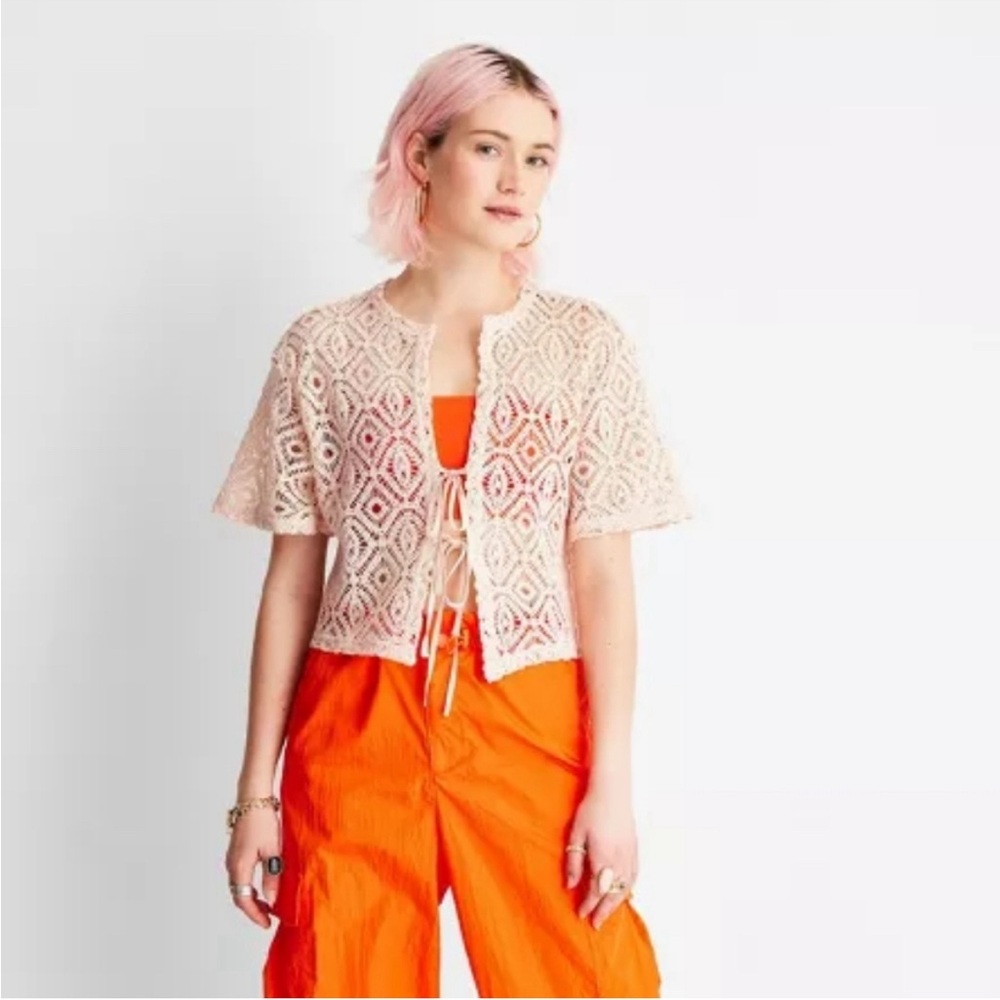 Future Collective x Target Lace cardigan